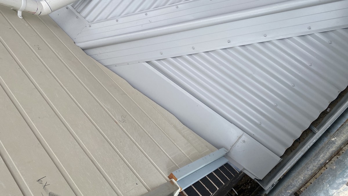 Flashing fasteners at the wrong spacing