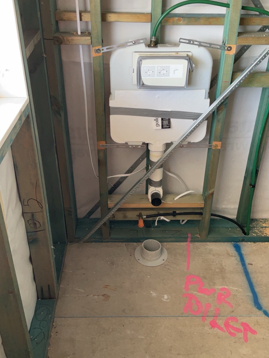 Lock-up (pre-plaster) inspection in Marsden Park