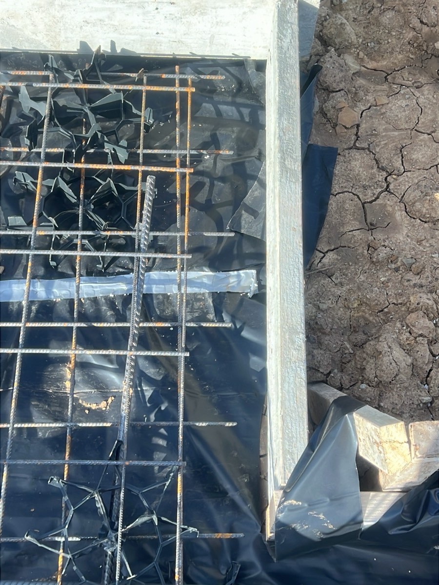 Insufficient concrete cover, recorded on a slab pre-pour inspection in Marsden Park