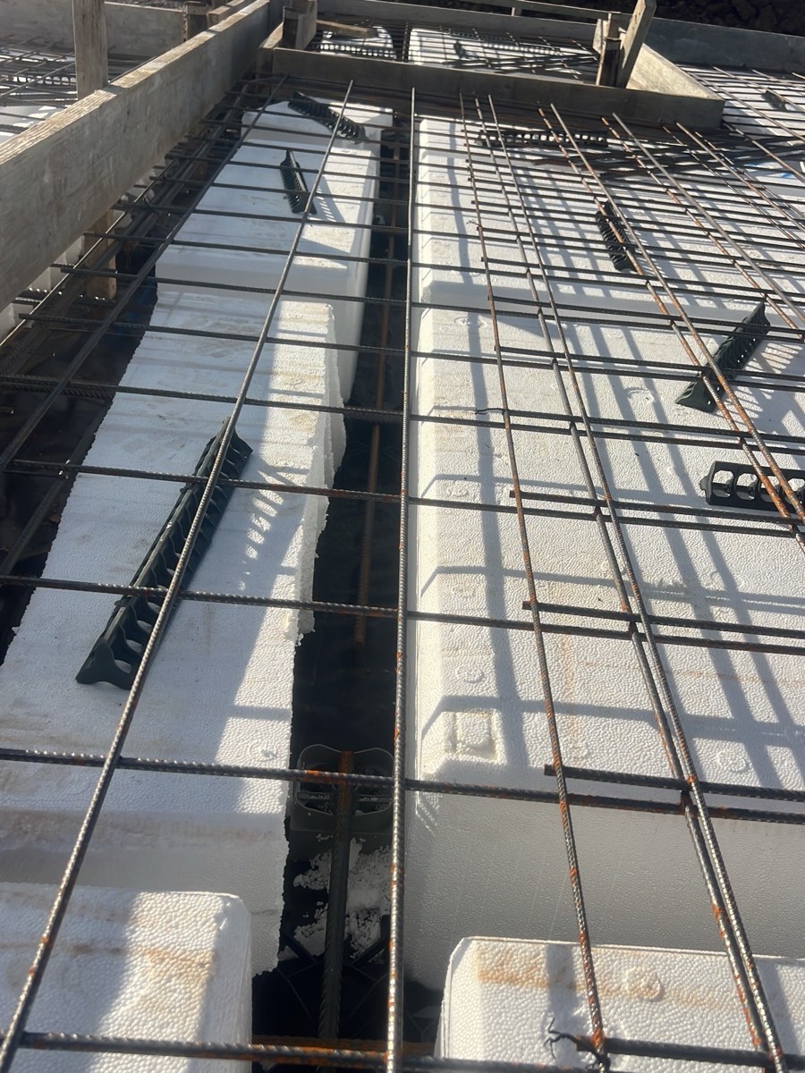 Internal rib before the pour, Marsden Park